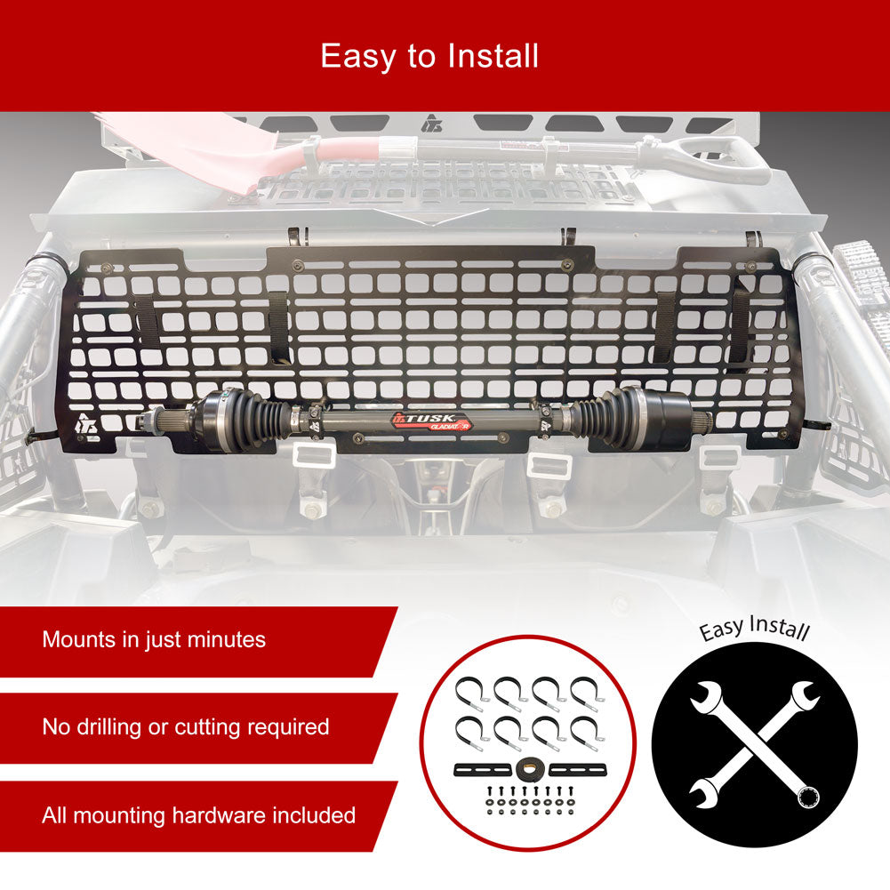 Tusk Aluminum MOLLE Panel - Polaris RZR XP 1000/4 1000 (2024-2026)