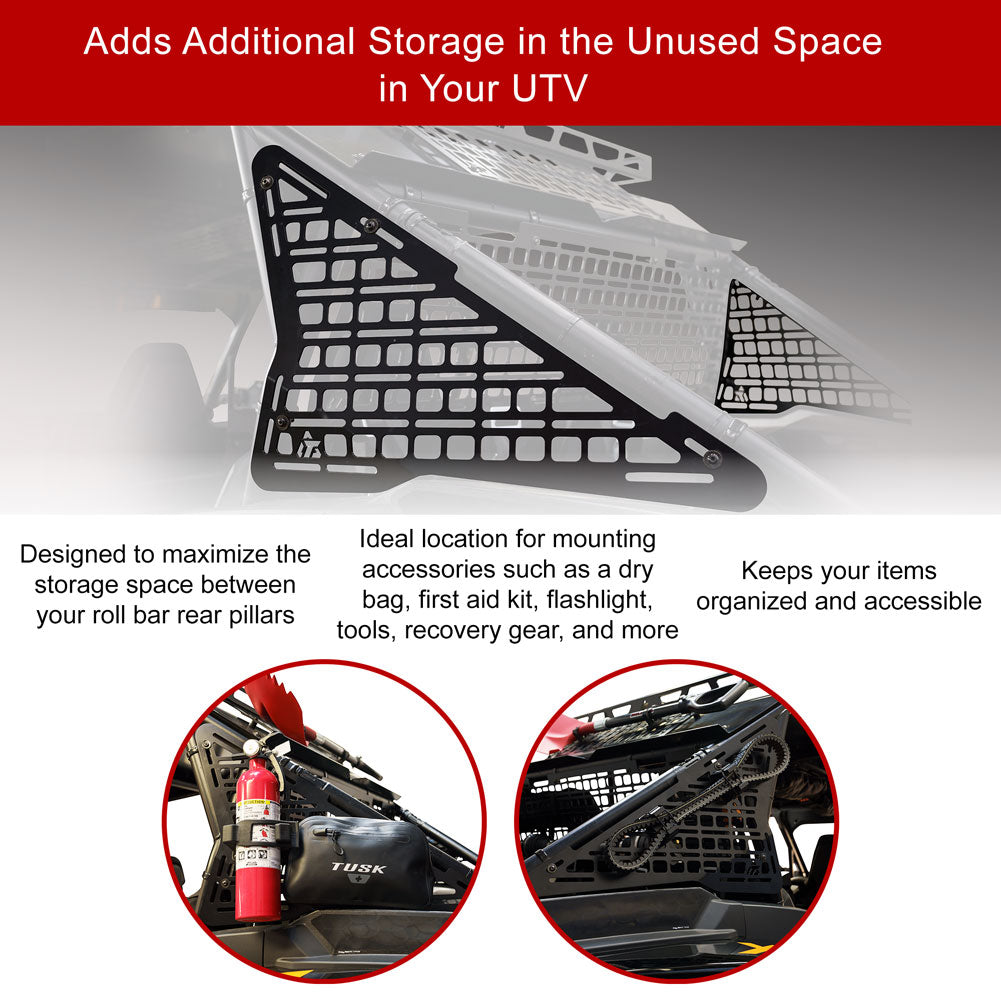 Tusk Aluminum MOLLE Panel - Polaris RZR XP 1000/4 1000 (2024-2026)