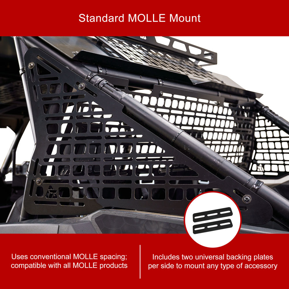 Tusk Aluminum MOLLE Panel - Polaris RZR XP 1000/4 1000 (2024-2026)