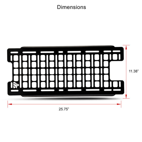 Tusk Aluminum MOLLE Panel Overhead Polaris RZR Pro XP 4 Premium 2020–2026