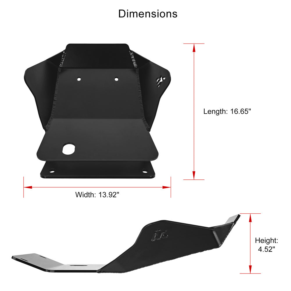 Tusk Aluminum Skid Plate Honda CRF300L Rally 2021–2026*