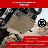 Tusk Aluminum Skid Plate Yamaha TW200 1987-2026