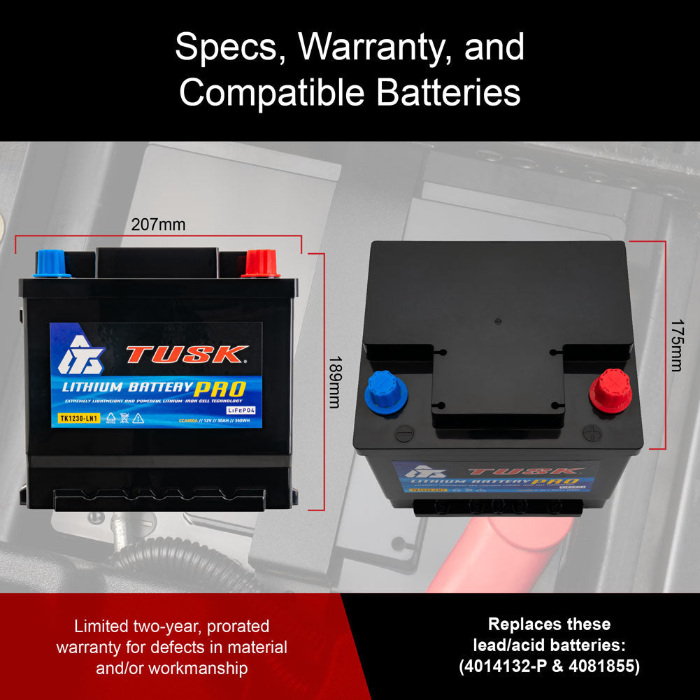 Tusk Lithium Pro Battery