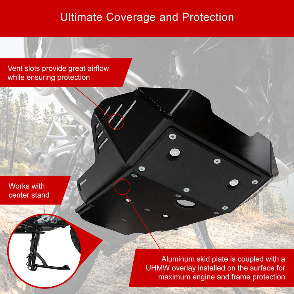 Tusk Quiet Glide Adventure Skid Plate BMW R1250GS 2019–2024