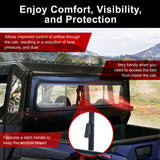 Tusk Sliding Rear Glass Window Polaris General 2016-2026