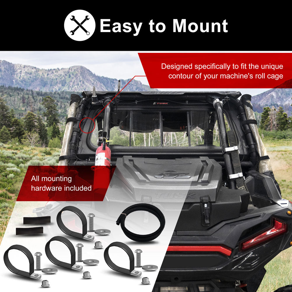 Tusk Sliding Rear Glass Window Polaris RZR XP 2014-2023