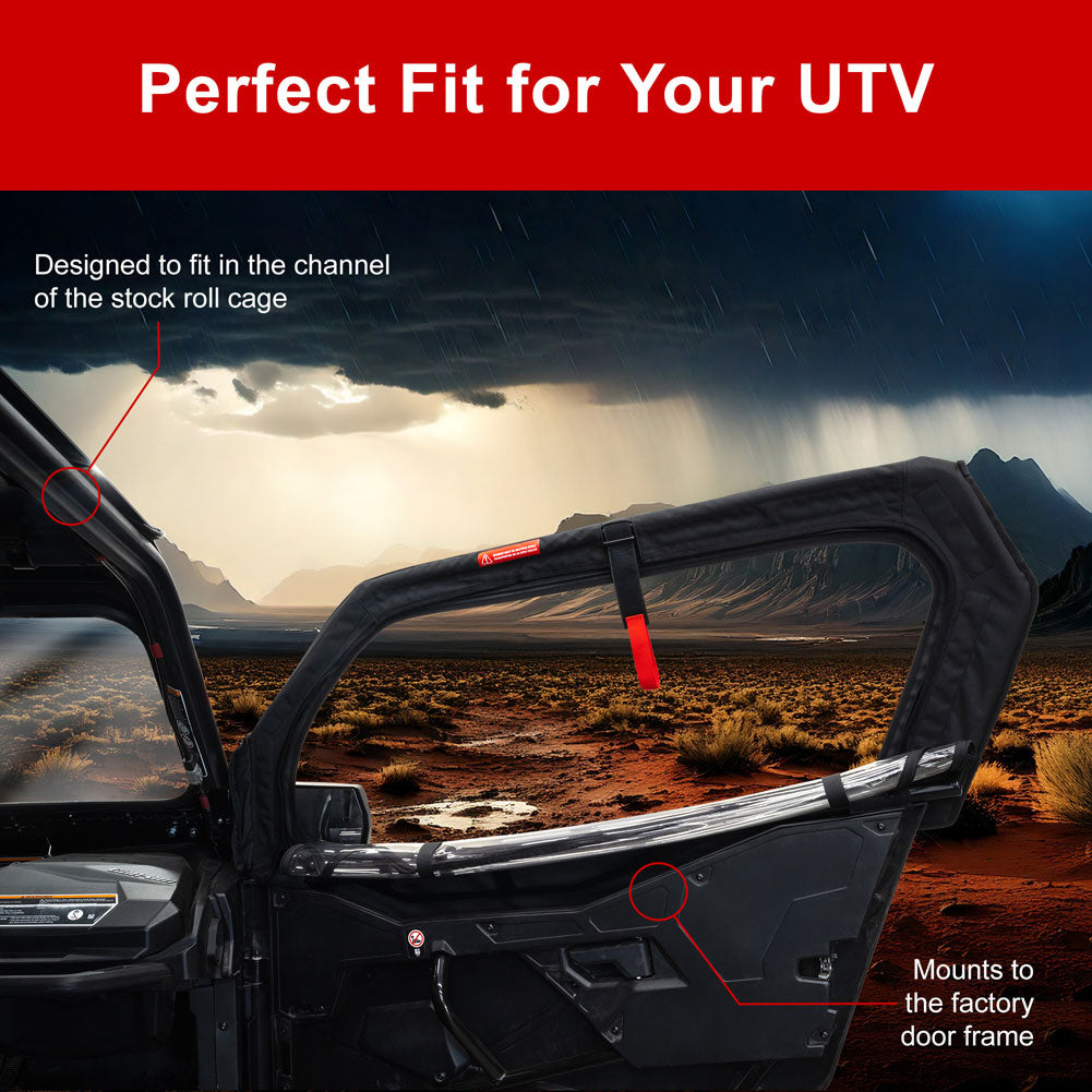 Tusk Soft Upper Doors - Can-Am Maverick Trail