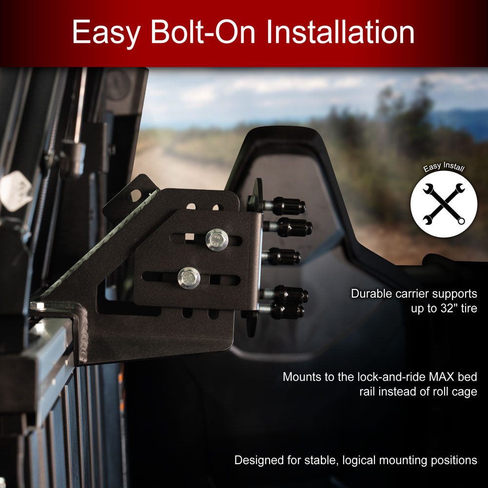 Tusk Spare Tire Carrier Combo Kit Polaris XPEDITION ADV 5 Northstar 2024–2026