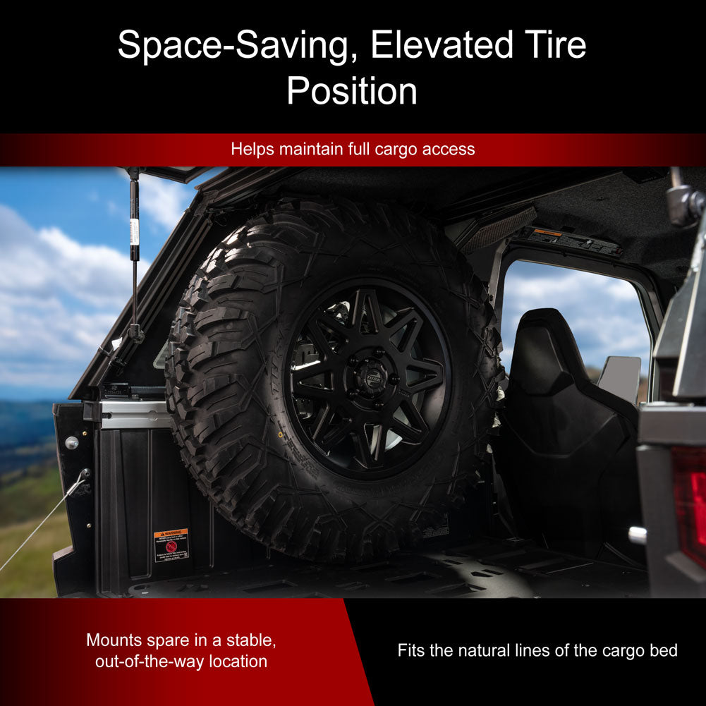 Tusk Spare Tire Carrier Combo Kit Polaris XPEDITION ADV 5 Northstar 2024–2026