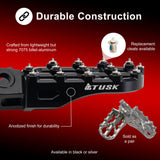Tusk Strike Billet Moto Foot Pegs Honda Transalp XL750 2024–2025