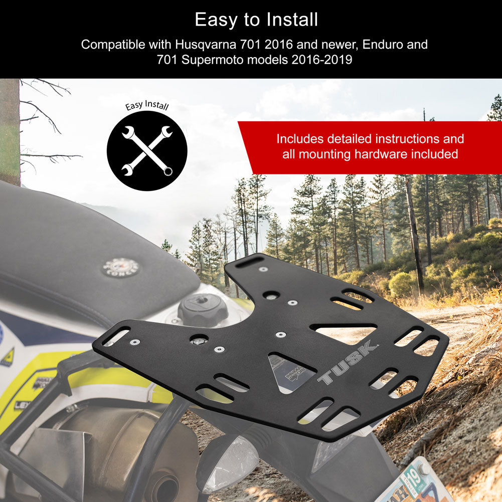 Tusk Top Rack Husqvarna 701 ENDURO 2016–2024, 2026*