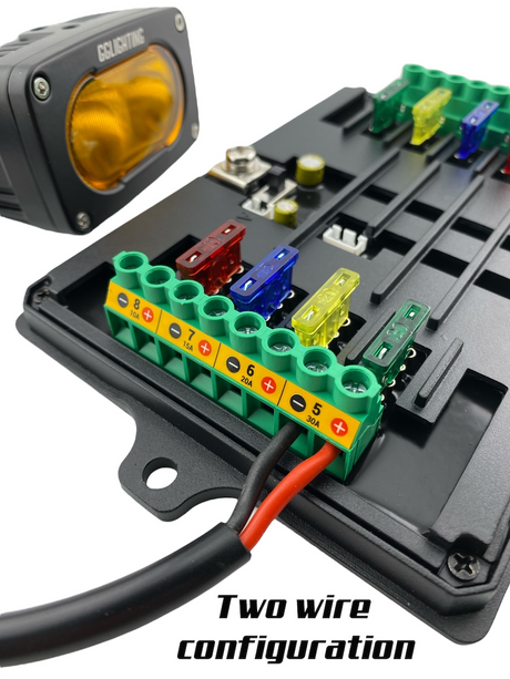 Photo of 12-Gang Switch Panel With RGB And Remote Control Bluetooth App by GGLighting - Premium for UTVs / Side by Sides
