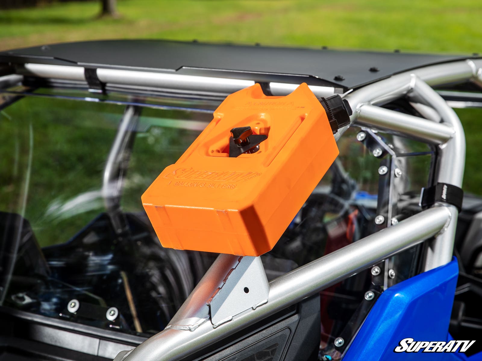 Photo of SuperATV Universal Jerry Can Cage Mount by SuperATV - Premium Mounts for UTVs / Side by Sides