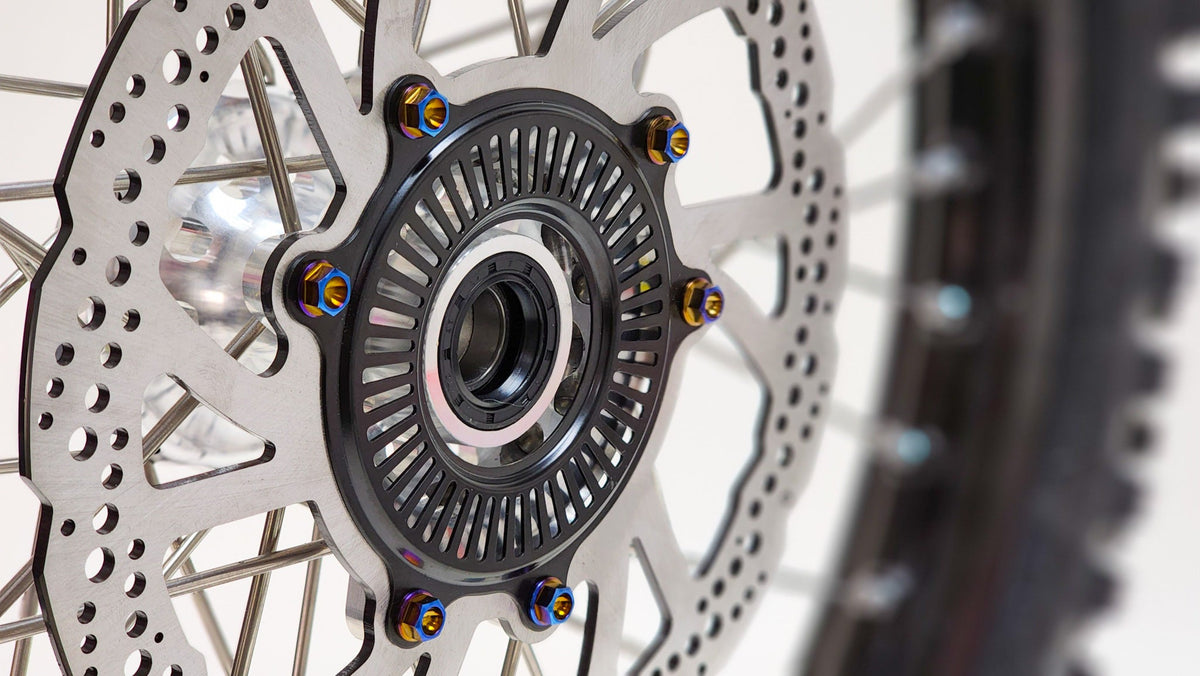Ultra Bee Titanium Rotor Bolts - Burnt Blue