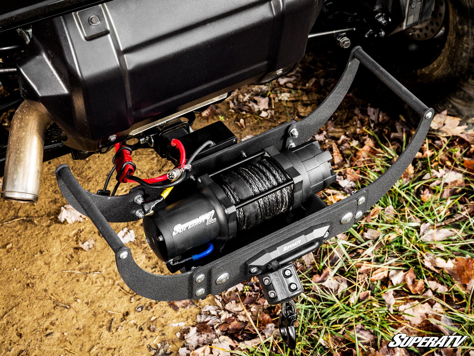 Photo of SuperATV All-in-One Quick Connect Winch Kit with 6,000 LB Winch by SuperATV - Premium Winches & Winch Mounts for UTVs / Side by Sides
