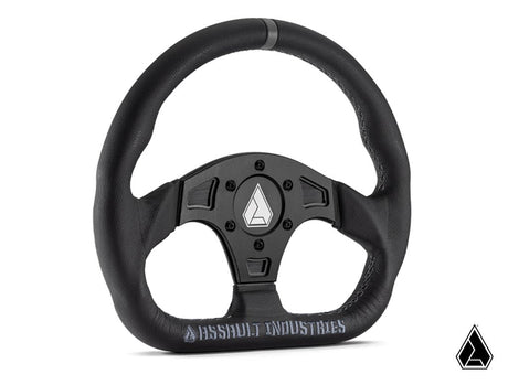 Photo of Assault Industries Suede Ballistic "D" UTV Steering Wheel by Assault Industries - Premium Steering Wheels for UTVs / Side by Sides