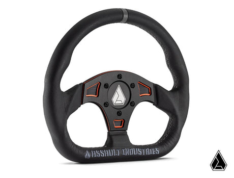 Photo of Assault Industries Suede Ballistic "D" UTV Steering Wheel by Assault Industries - Premium Steering Wheels for UTVs / Side by Sides