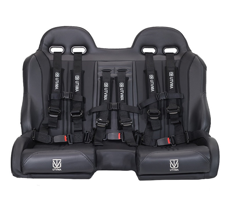 Photo of RZR 1000 Elite Series Bench Seat Front or Rear Bench Seat W Harnesses (over the console) (2014-2023) by UTV Mountain Accessories - Premium Seats & Accessories for UTVs / Side by Sides