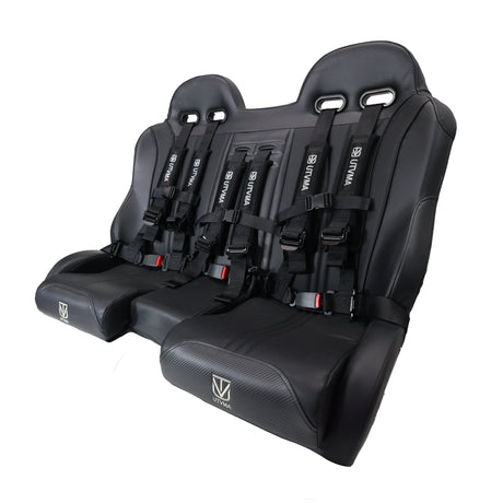 Photo of 2024+ RZR 1000 Front/Rear Bench Seat W Harnesses 2 and 4 Seater by UTVMA - Premium Bench Seat for UTVs / Side by Sides