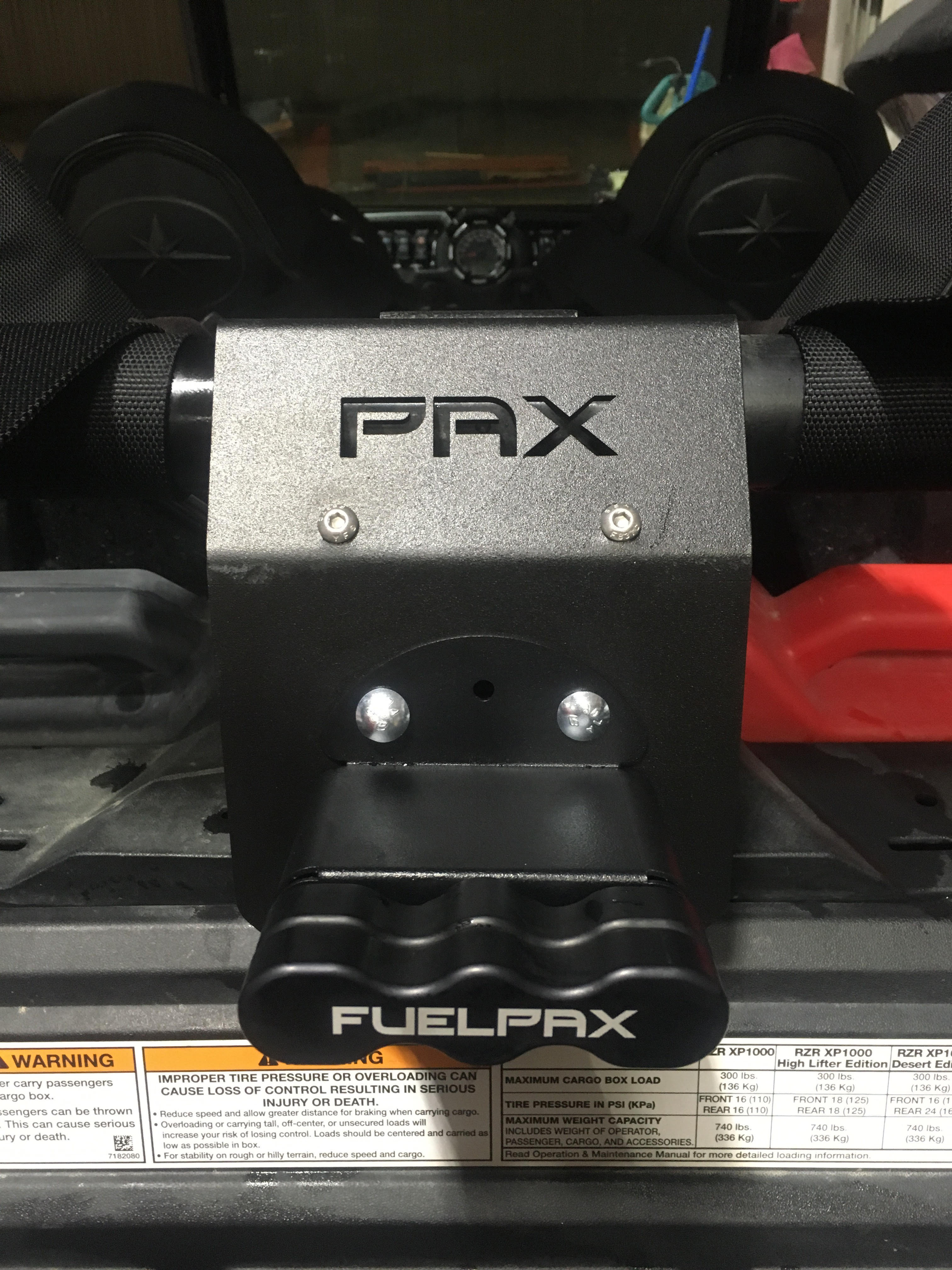 Photo of PAX Bar Mount by RotopaX - Premium Mounts for UTVs / Side by Sides