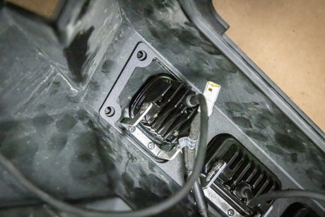 Photo of StayFlush Polaris Pro/R Billet Chase Light Mount (PreOrder) by StayFlush Motorsports - Premium Dash Accessories for UTVs / Side by Sides