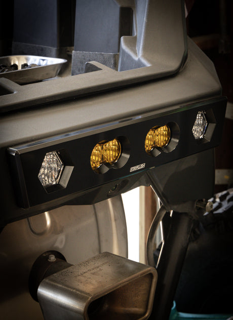 Photo of StayFlush Polaris Pro/R Billet Chase Light Mount (PreOrder) by StayFlush Motorsports - Premium Dash Accessories for UTVs / Side by Sides