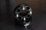 4/110 UTV Wheel Spacers 10mm x 1.25 - Billet 6061 Aluminum + Hard Anodized Black (Sold in Pairs)