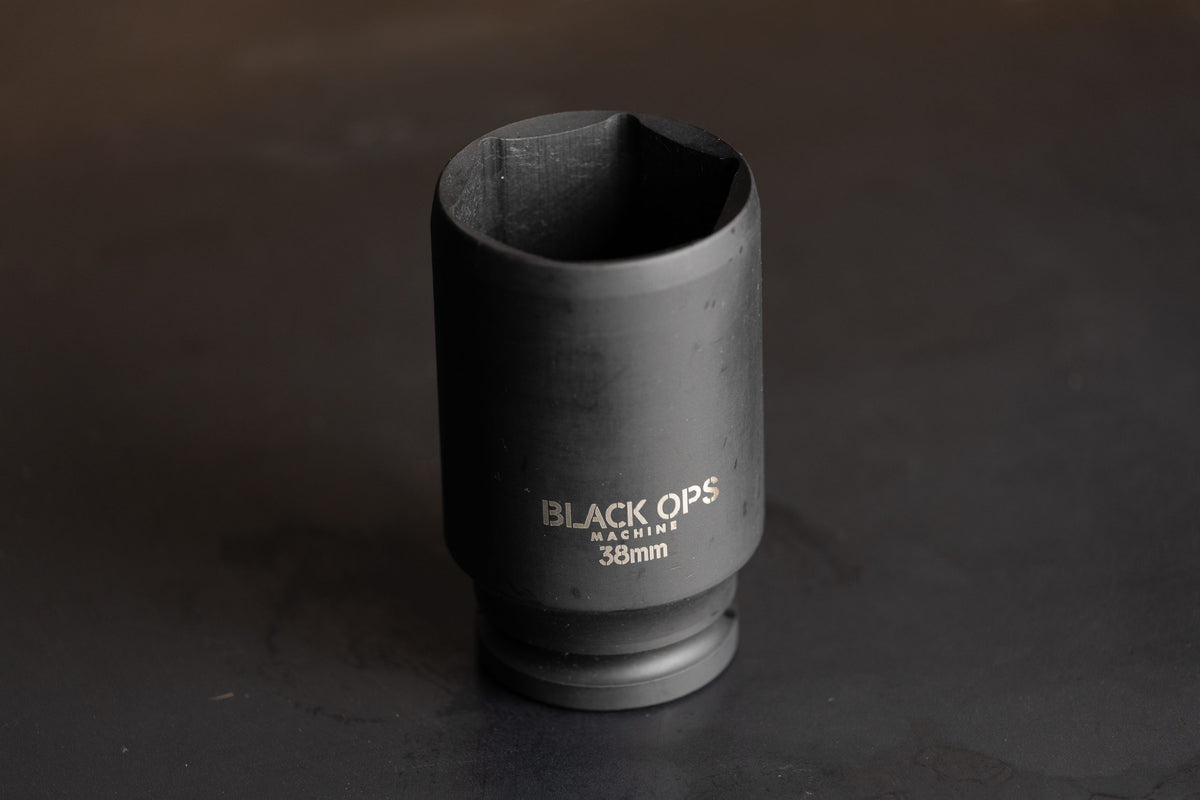 Black Ops Machine 38MM Thin Walled HD Socket - 1/2" Drive 6-Point Steel
