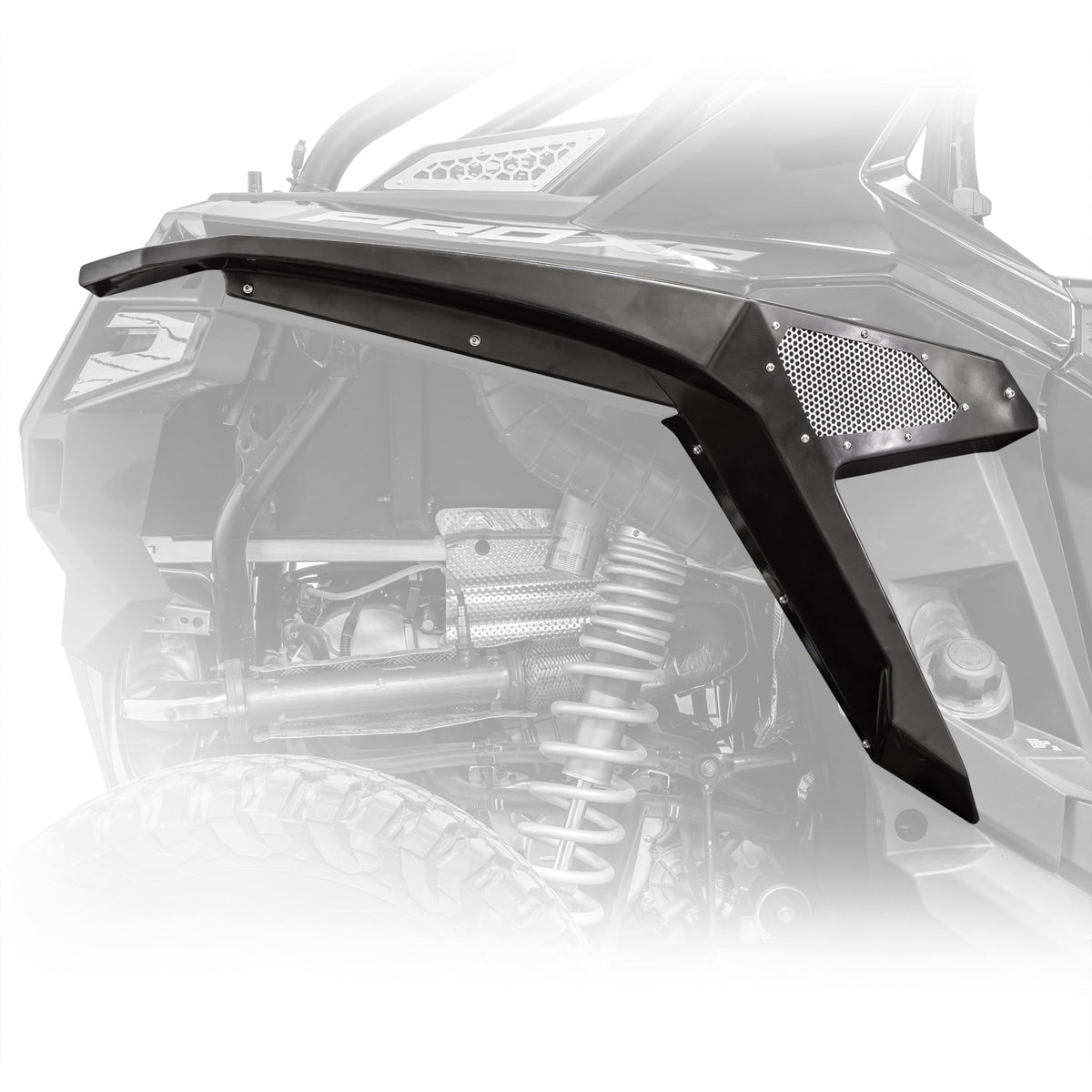 DRT left front ABS replacement fender for 2020–2024 Polaris RZR Pro Series