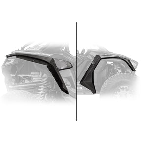 DRT left rear ABS replacement fender for 2020–2024 Polaris RZR Pro Series