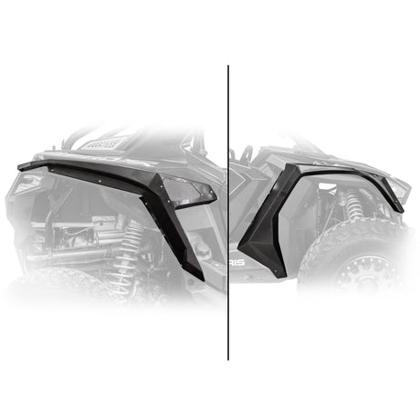 DRT left rear ABS replacement fender for 2020–2024 Polaris RZR Pro Series
