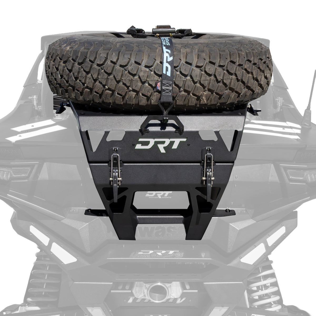 Kawasaki Teryx H2 DRT spare tire carrier side view