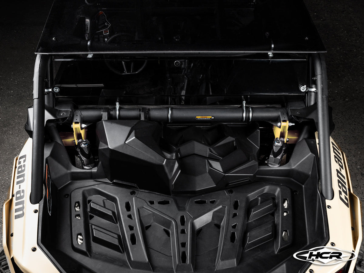 Can-Am Maverick X3 rear shock bracket detail