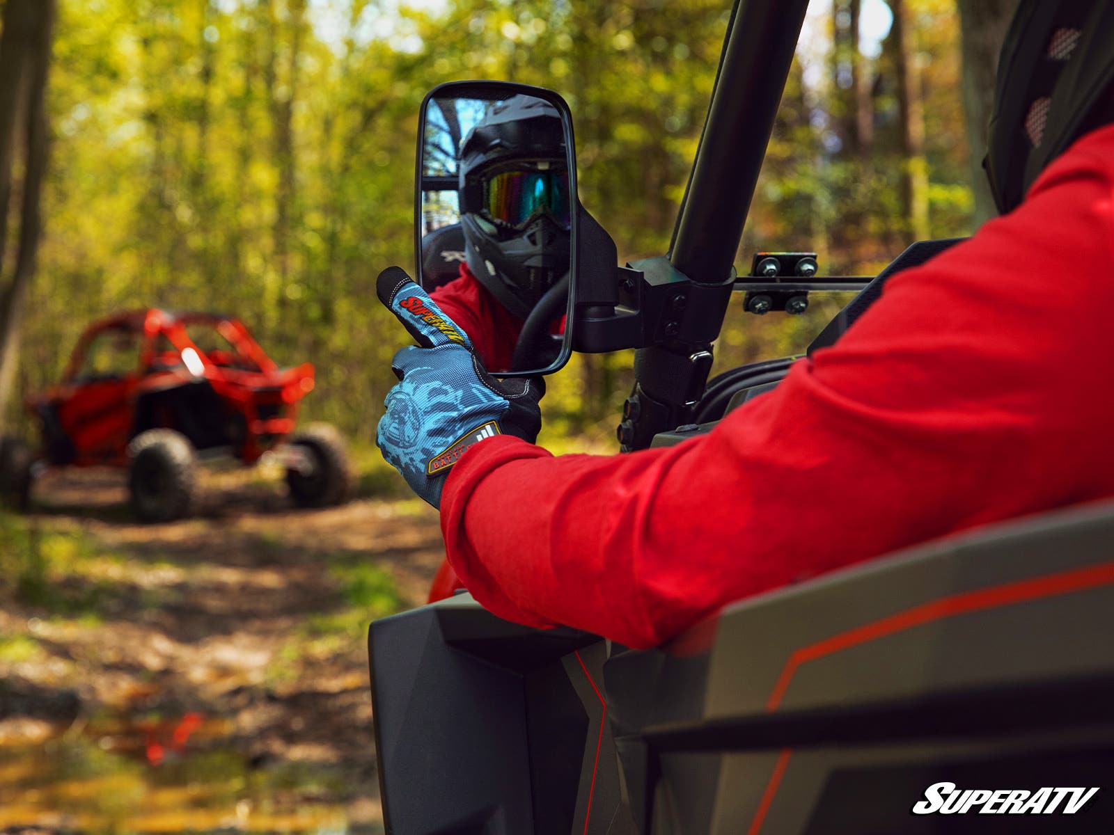 Photo of SuperATV Polaris RZR Side View Mirrors by SuperATV - Premium Mirrors for UTVs / Side by Sides