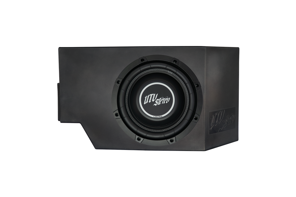 Can-Am® Defender HD10 Vented 10" Passenger Subwoofer Enclosure Unloaded | UTVS-DEF-VENC-PASS