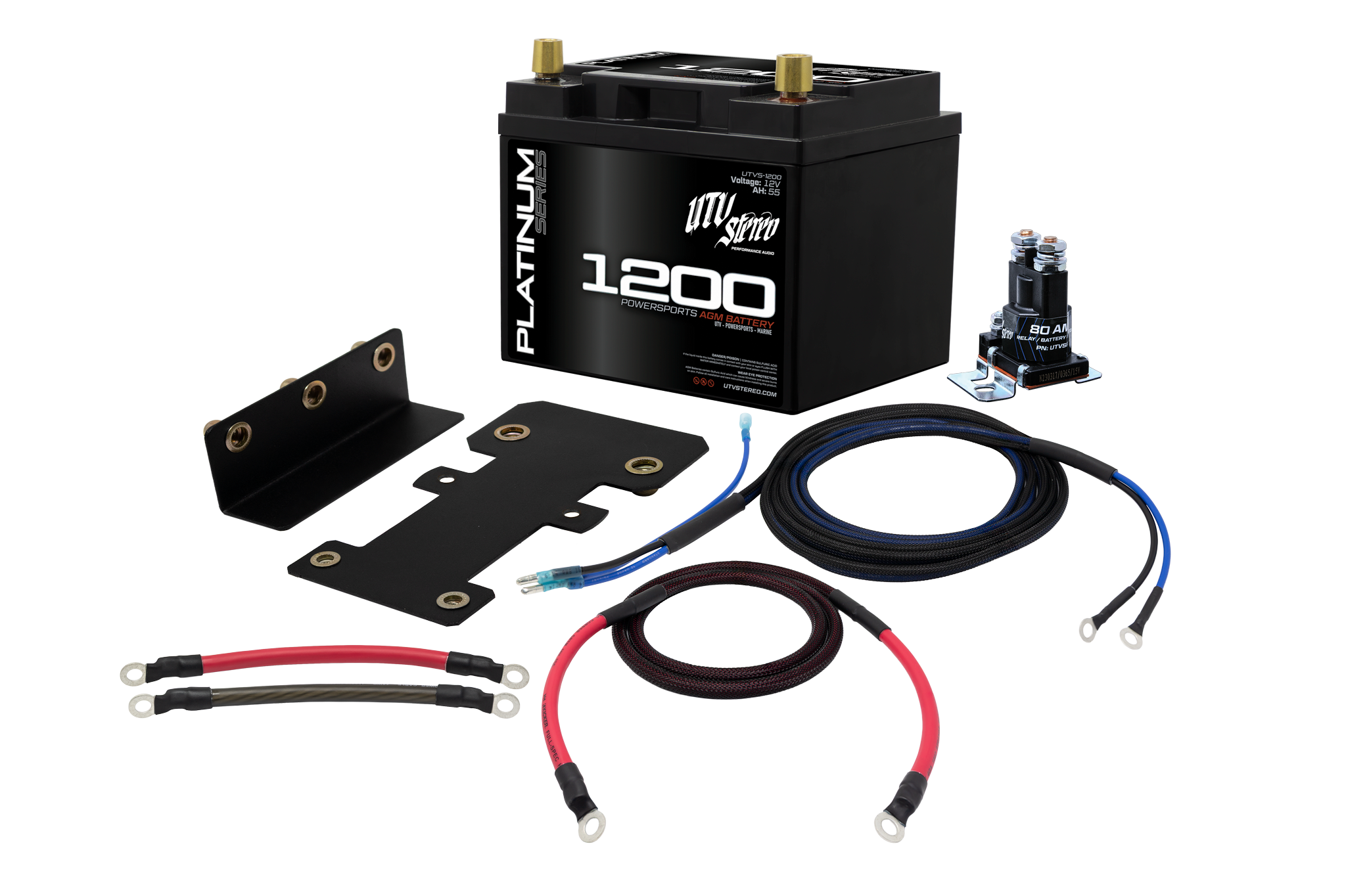 Photo of Kawasaki Teryx H2 2nd Battery Kit | UTVS-H2-2BATT-KIT by UTV Stereo - Premium for UTVs / Side by Sides