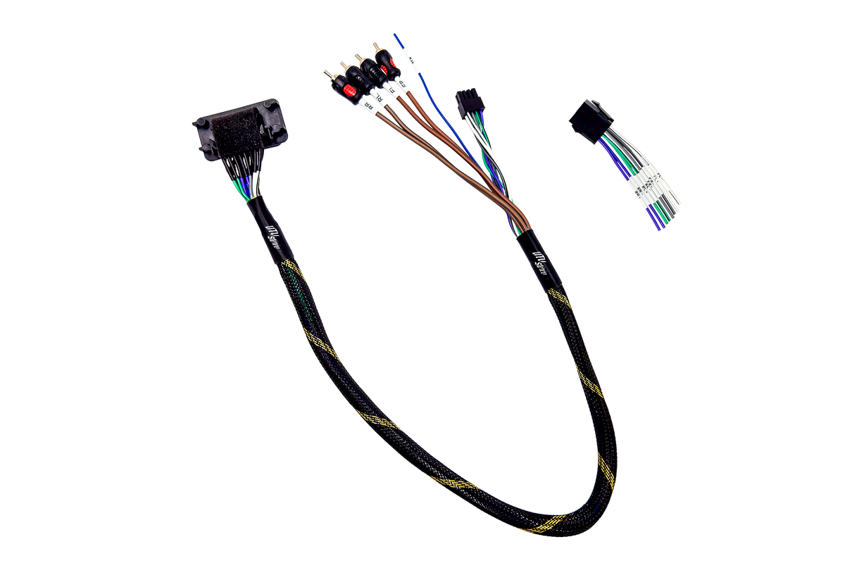 '20-'26 RZR® Pro Series Ride Command Front & Rear RCA Output + Speaker Wire & Remote | UTVS-PRO-RC-RCA-OUT