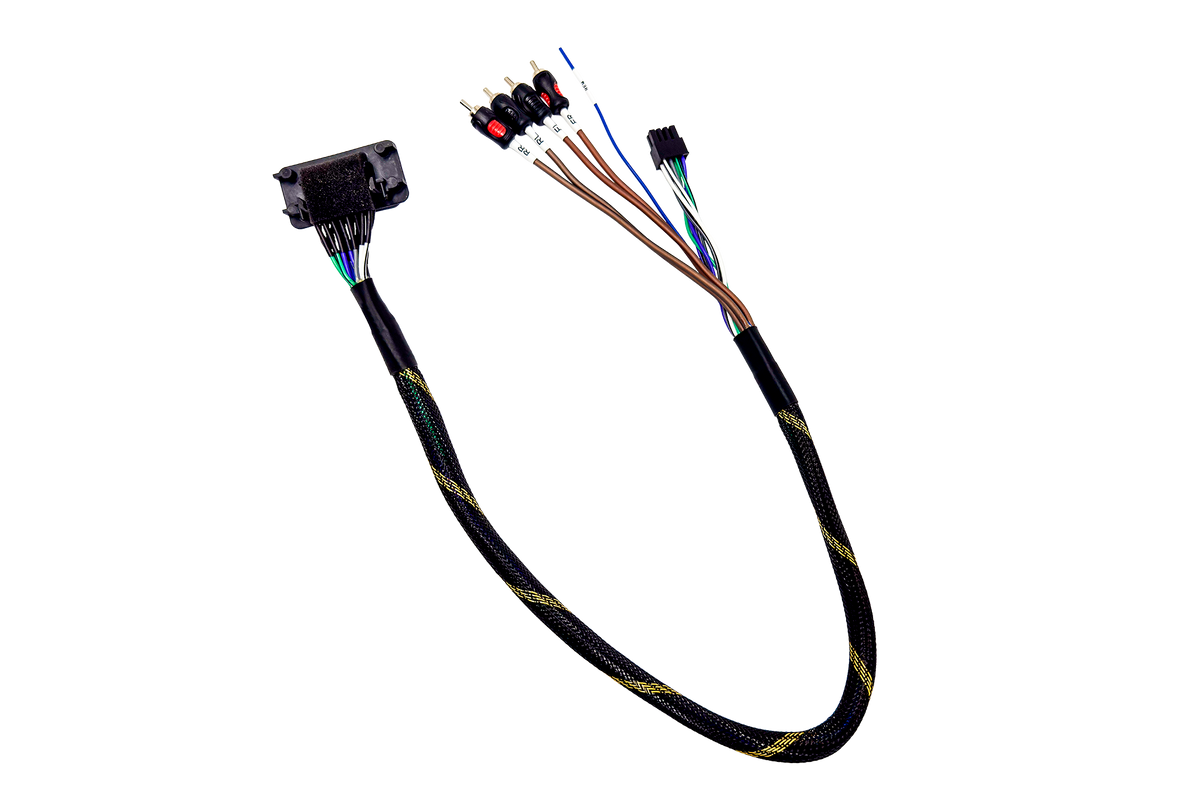 '20-'26 RZR® Pro Series Ride Command Front & Rear RCA Output + Speaker Wire & Remote | UTVS-PRO-RC-RCA-OUT
