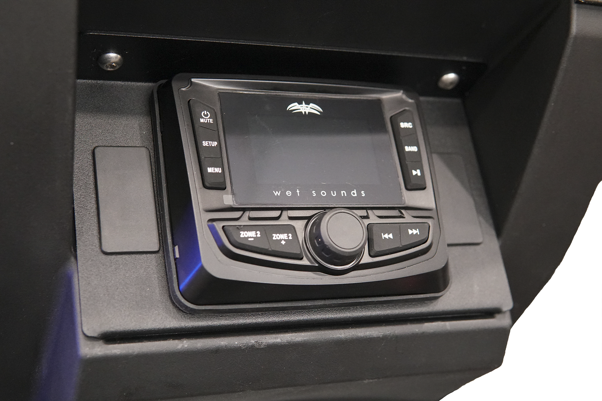 Photo of RZR Pocket Display Unit Mount W/ Rocker Switch Cutouts | UTVS-RZR-HUMT-PKT-RKR by UTV Stereo - Premium RZR Media Receiver Lower Mount for UTVs / Side by Sides