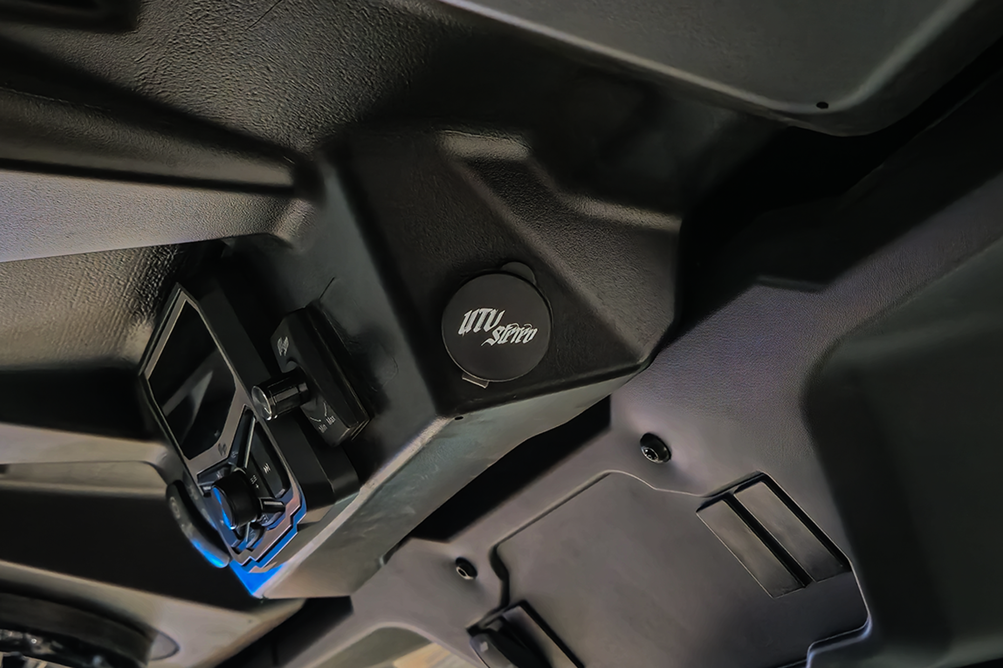 Photo of USB & Auxiliary Flush Mount Adapter for Source Units | UTVS-USB/AUX-FLMT by UTV Stereo - Premium AUX/USB Mount for UTVs / Side by Sides