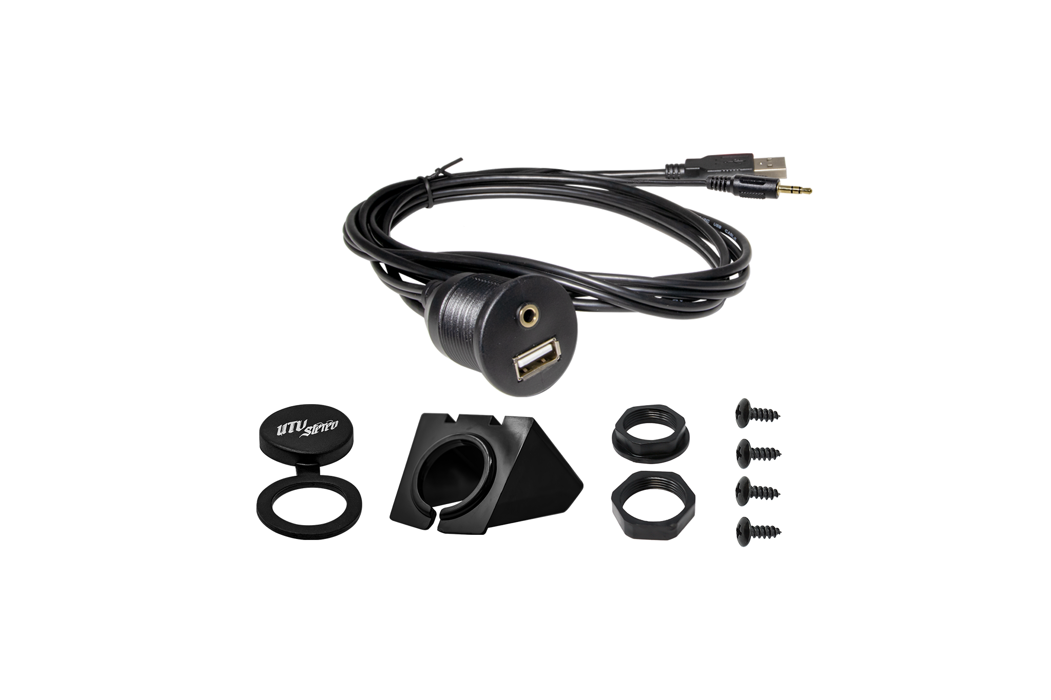 Photo of RZR® Pro Series Head Unit Mount (2025 MODELS ONLY) | UTVS-PRO2-HUMT-DASHKIT-RKR by UTV Stereo - Premium 2023 RZR Media Receiver Mount for UTVs / Side by Sides
