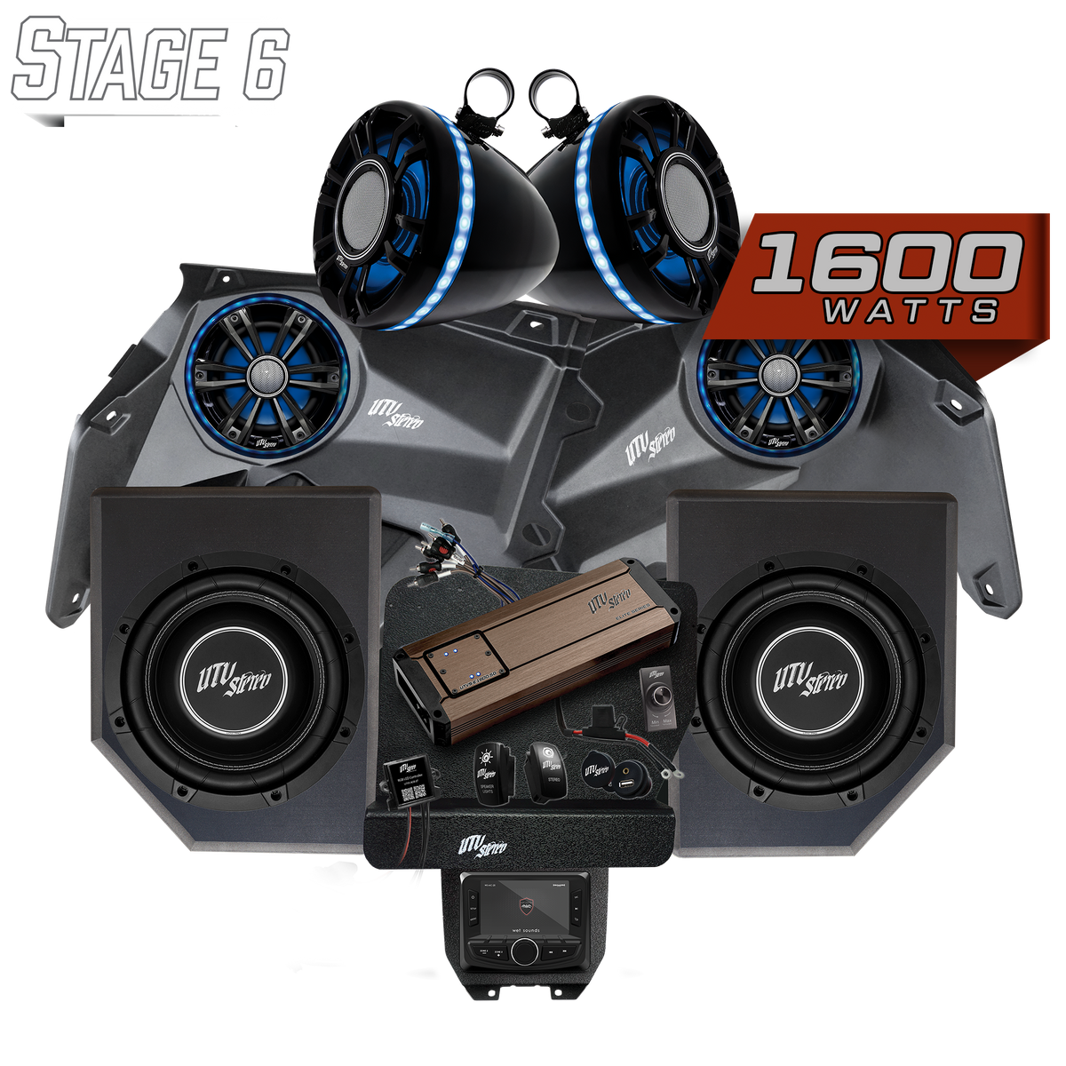 UTV Stereo Can-Am X3 Elite Stage 6 Stereo Kit