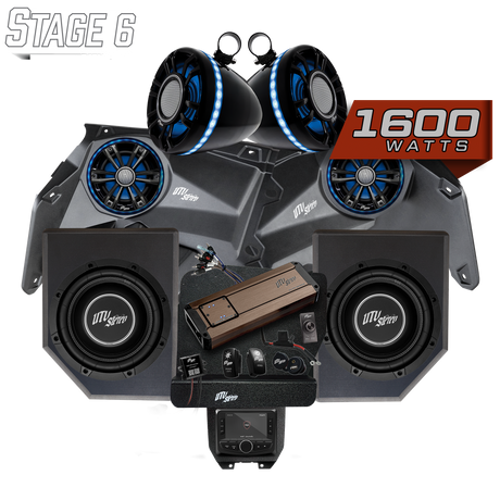 Can-Am® X3 Elite Series Stage 6 Stereo Kit | UTVS-X3-S6-E