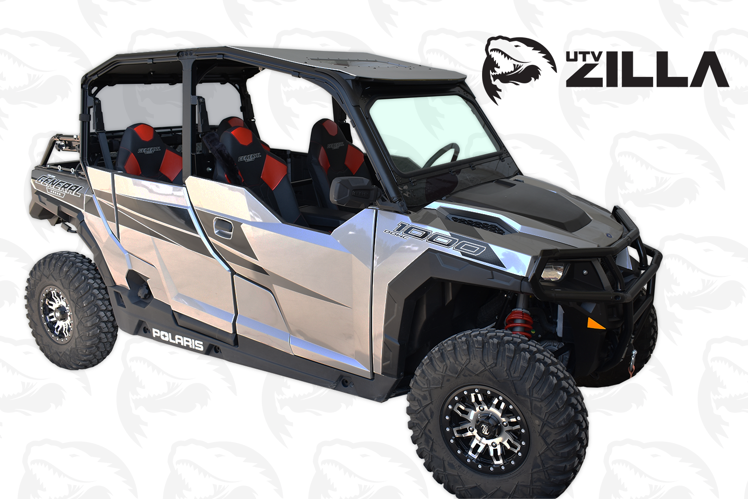 Photo of Polaris General Vented Glass Windshield by UTVZILLA - Premium for UTVs / Side by Sides