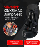 Photo of Maverick X3 Max Bump Seat (2017-2025) by UTV Mountain Accessories - Premium Bump Seats for UTVs / Side by Sides