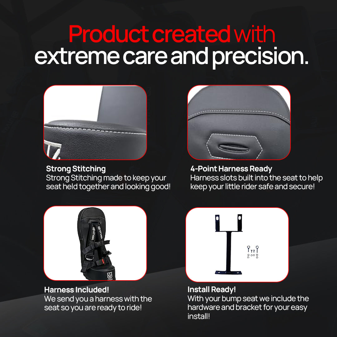 Photo of Maverick X3 Max Bump Seat (2017-2025) by UTV Mountain Accessories - Premium Bump Seats for UTVs / Side by Sides