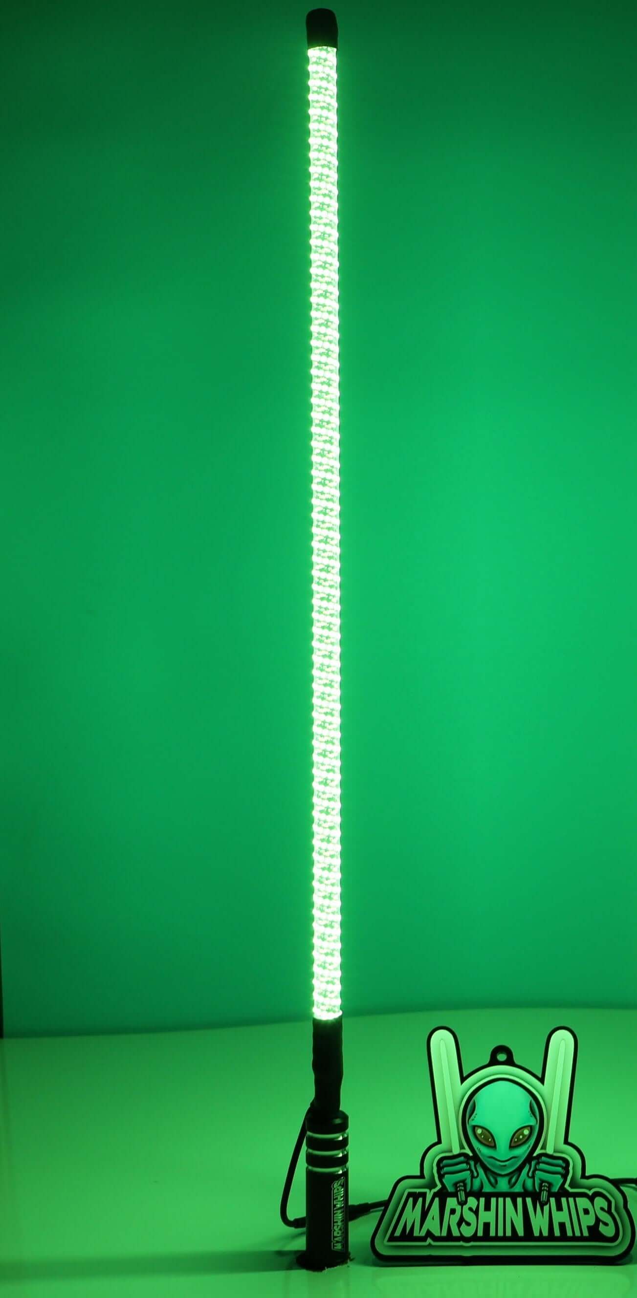 Photo of Marshin Whips V2 Black Out - (Single) by Marshin Whips - Premium for UTVs / Side by Sides