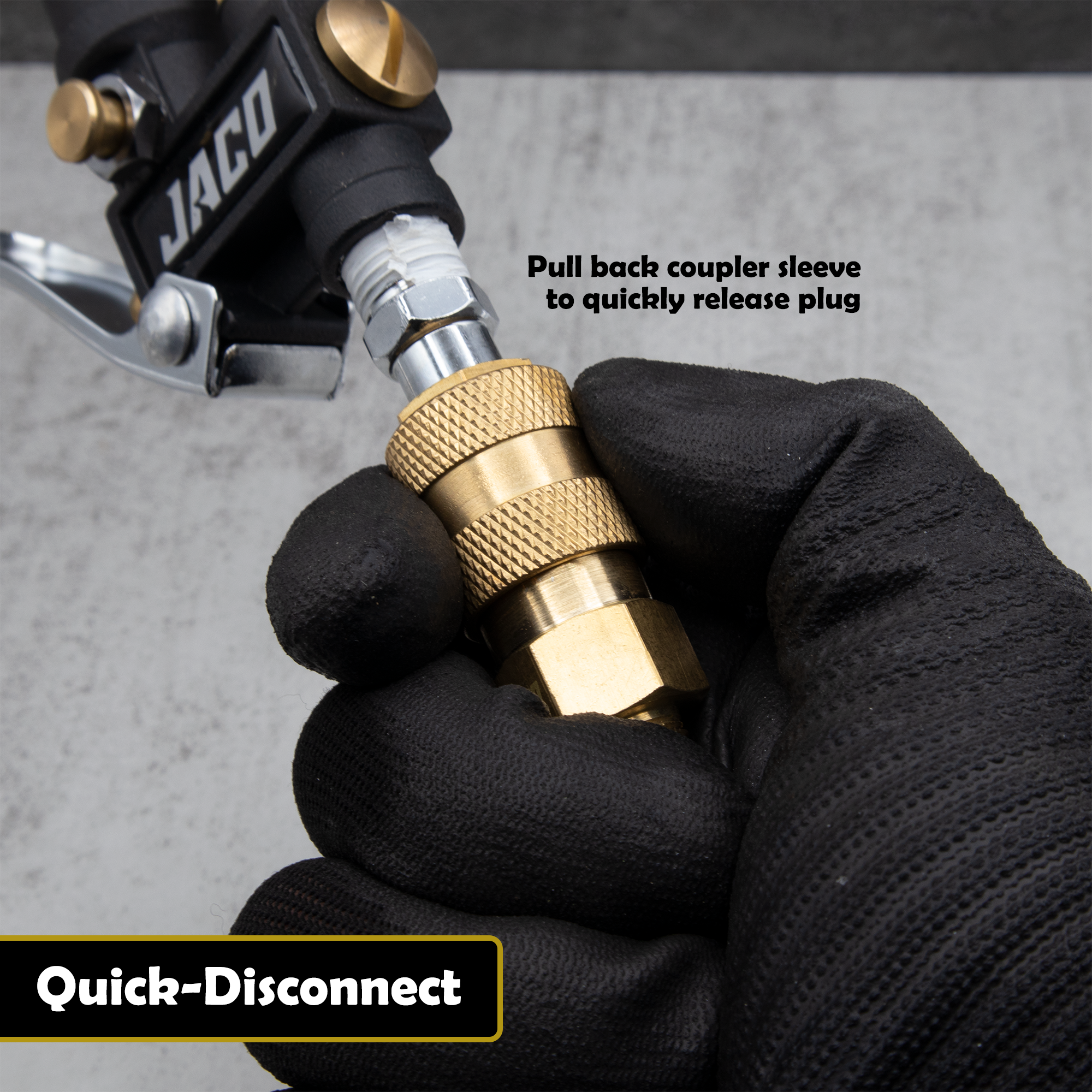 Photo of Hi-Flo Quick Connect Air Fittings | Plug & Coupler Kit - 1/4" NPT (Set of 12) by JACO - Premium Tire Accessories for UTVs / Side by Sides