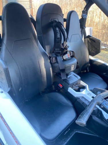 Photo of Yamaha Wolverine RMAX 2 1000 Bump Seat (2021-2024) by UTV Mountain Accessories - Premium Bump Seat for UTVs / Side by Sides