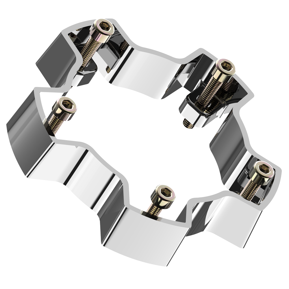 Photo of VCAP2 Center Cap Riser Chrome by Valor Offroad - Premium Center Cap for UTVs / Side by Sides